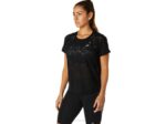 Camiseta Ventilada de Manga Corta Mujer Asics Rendimiento Negro - Image 3