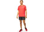 Camiseta Ventilada para Hombre Asics Rojo Electrico Rendimiento Deportivo - Image 4