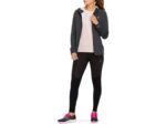 Chaqueta Acelera Mujer Asics Gris Grafito Rendimiento y Estilo - Image 3