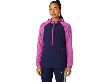 Chaqueta Anorak Mujer Asics Uva Peacoat Estilo y Comodidad