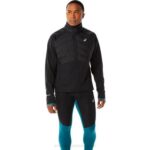 Chaqueta Asics de Correr Invierno Hombre Negro Brezo Rendimiento