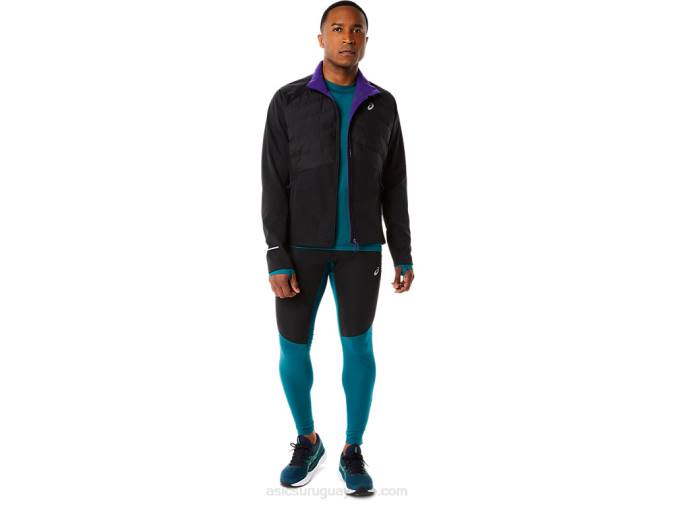 Chaqueta Asics de Correr Invierno Hombre Negro Brezo Rendimiento - Image 4