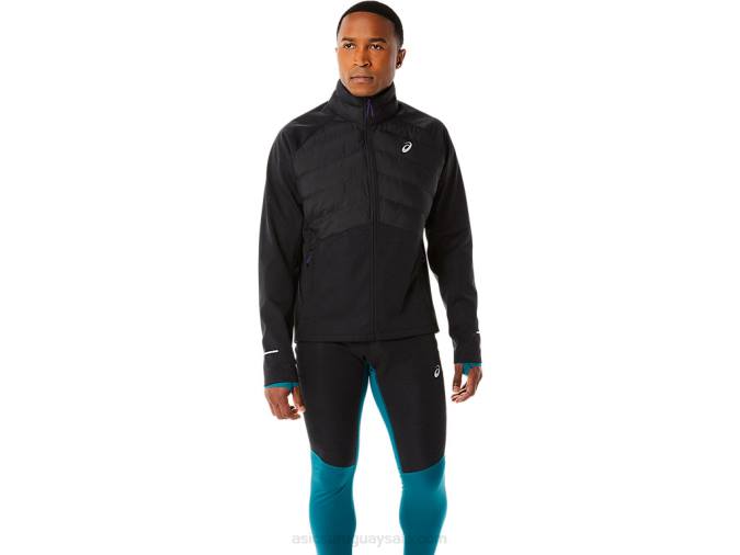 Chaqueta Asics de Correr Invierno Hombre Negro Brezo Rendimiento - Image 1