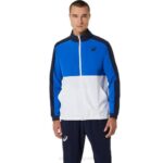 Chaqueta Asics de Partido para Hombre Azul Atún y Medianoche