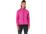 Chaqueta Asics Mujer Acelera Impermeable Fucsia Rojo 2.0