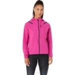 Chaqueta Asics Mujer Acelera Impermeable Fucsia Rojo 2.0