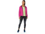 Chaqueta Asics Mujer Acelera Impermeable Fucsia Rojo 2.0 - Image 5