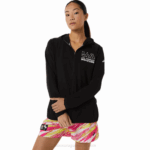 Chaqueta Asics Mujeres Rendimiento Negra Estilo y Comodidad