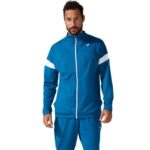 Chaqueta de chándal Asics hombre verde azulado brillante