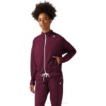 Chaqueta de Tenis Asics Mujer Marte Profundo Blanco Brillante