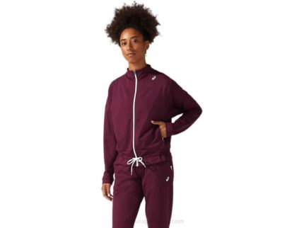 Chaqueta de Tenis Asics Mujer Marte Profundo Blanco Brillante
