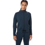 Chaqueta de Tenis Mujer Asics Azul Francés Negro Rendimiento 2LVJ3280