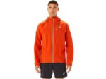 Chaqueta Impermeable Asics Fujitrail Hombre Tomate Cherry Ideal para Senderismo