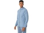 Chaqueta Impermeable Asics Hombre Azul Acero Gris Resistente - Image 3