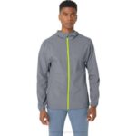 Chaqueta Impermeable Asics Hombre Yeso Ralladura Lima Trendy