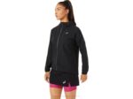 Chaqueta impermeable Asics mujer fujitrail rendimiento negro - Image 4