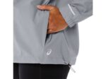 Chaqueta Impermeable Asics Mujer Gris Piedmont Violeta Anochecer - Image 4