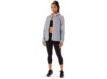 Chaqueta Impermeable Asics Mujer Gris Piedmont Violeta Anochecer - Image 5