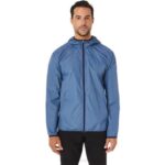 Chaqueta Plegable Asics Hombre Azul Tormenta Peacoat Trendy