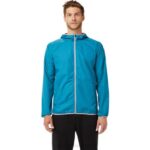 Chaqueta Plegable Asics Hombre Azul Verdoso Trendy