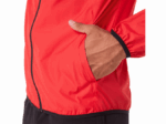 Chaqueta Plegable Asics Hombre Rojo Eléctrico y Negro 2LVJ1822 - Image 3