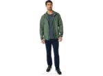 Chaqueta Plegable Asics Verde Liquen Azul Francés Estilo Moderno - Image 4