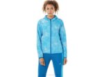 Chaqueta Plegable Mujer Asics Estampado Ángel Aguamarina Azul