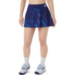 falda pantalón Asics gráfico de partido buceo azul femenina