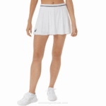 falda pantalón Asics mujer blanco brillante estilo moderno