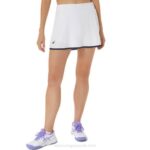 falda pantalón mujer Asics blanco brillante estilo moderno