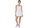 falda pantalón mujer Asics blanco brillante estilo moderno - Image 4