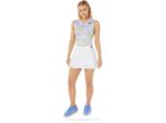 falda pantalón mujer Asics blanco brillante estilo moderno y cómodo - Image 3