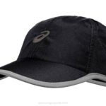 Gorra Asics Mad Dash Rendimiento Negro Gris para Hombre