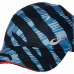 Gorra Asics Tejido Gráfico Tomate Azul Cherry Moderna
