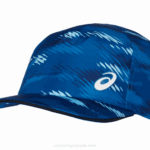 Gorra Gráfica Asics Azul Estilo Moderno y Deportivo