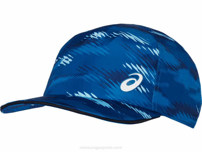 gorra_grafica_asics_azul_estilo_moderno_y_deportivo.png Gorra Gráfica Asics Azul Estilo Moderno y Deportivo - Image 1
