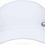 gorra tejida Asics blanco brillante estilo y comodidad