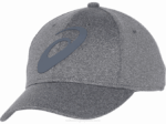gorra tren sana unisex Asics gris oscuro estilo moderno