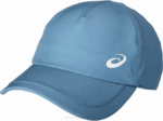 Gorra Unisex Asics Azul Acero Estilo Moderno y Cómodo