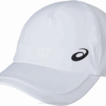 gorra unisex Asics blanco brillante estilo moderno y cómodo