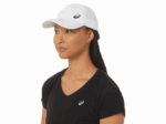 gorra unisex Asics blanco brillante estilo moderno y cómodo - Image 3