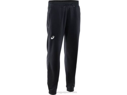 Jogger Asics de Felpa Francesa Hombre Negro Estilo Deportivo