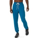 Joggers Asics de Felpa Verde Azulado Profundo Confort y Estilo