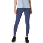 mallas Asics azul trueno negro rendimiento para mujer