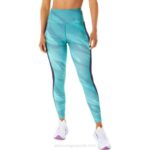 Mallas Asics estampadas entrenamiento mujer pino brumoso cómodas y modernas