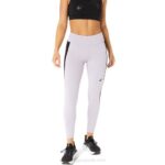 mallas asics mujer 7/8 violeta anochecer estilo y comodidad