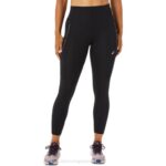 Mallas Asics Mujer Race Alta Rendimiento Negro