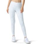 mallas estampadas Asics mujer blanco brillante estilo nuevo