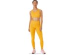 mallas mujer Asicstigre amarillas jacquard para correr - Image 3
