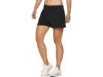 Pantalón corto ventilado 2-en-1 Asics mujer negro rendimiento 35 pulgadas